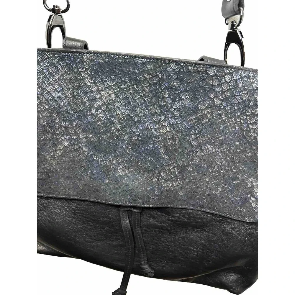 Pietro Alessandro genuine Italian‎ leather snakeskin shoulder bag